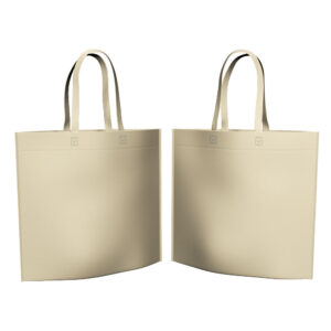 Bolsa TNT Beige Lisa 45x40x12